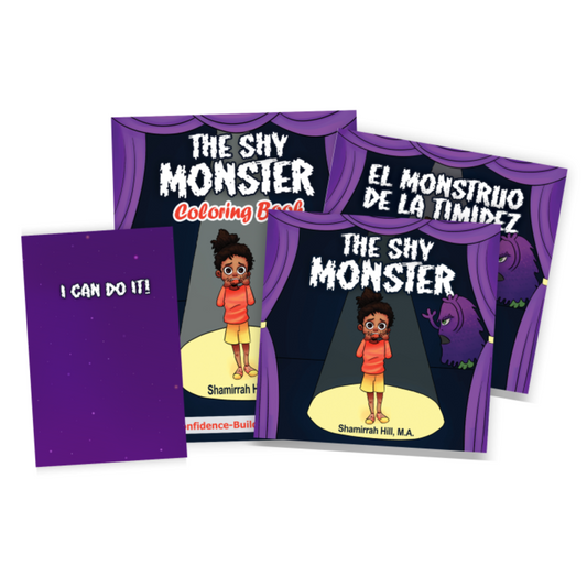 The Shy Monster Confidence and Creativity Bundle – 4-Book Set