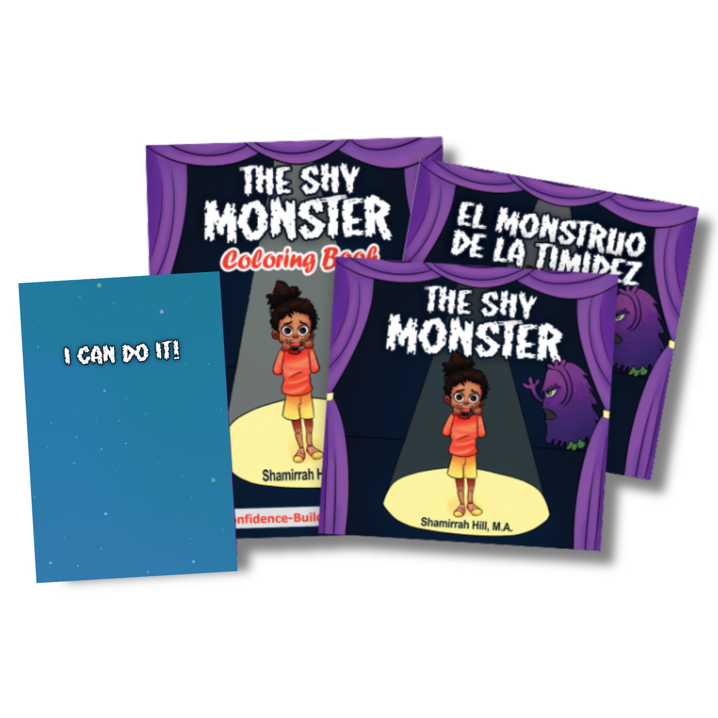 The Shy Monster Confidence and Creativity Bundle – 4-Book Set