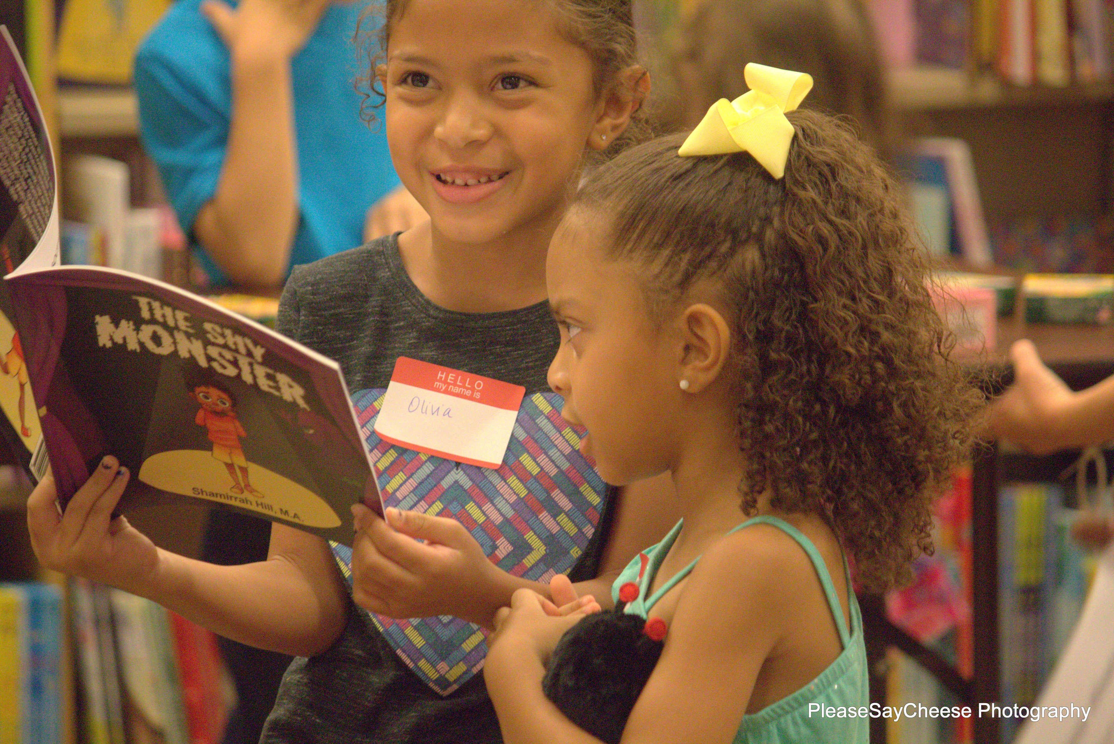 Load video: Children recits the shy monster affirmation.
